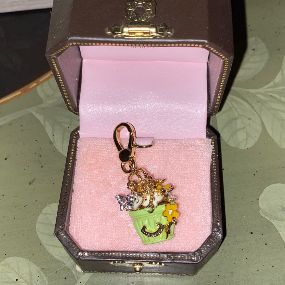 Juicy Couture Flower Basket Charm